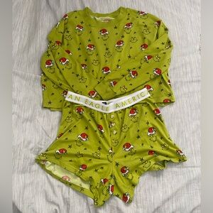 American Eagle Outfitters Grinch Lounge Set
